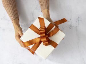 Gave valgfritt beløp